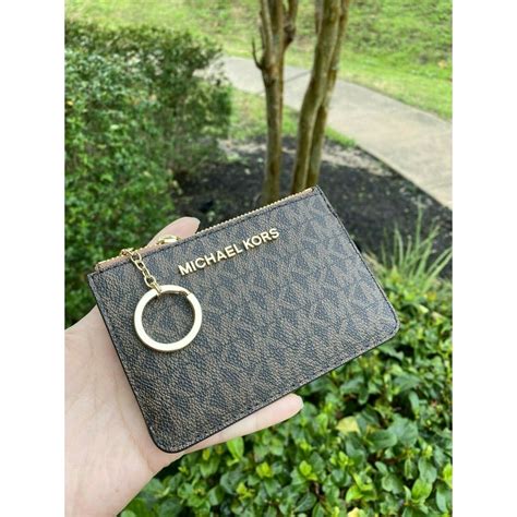 chain wallet michael kors|Michael Kors coin purse wallet.